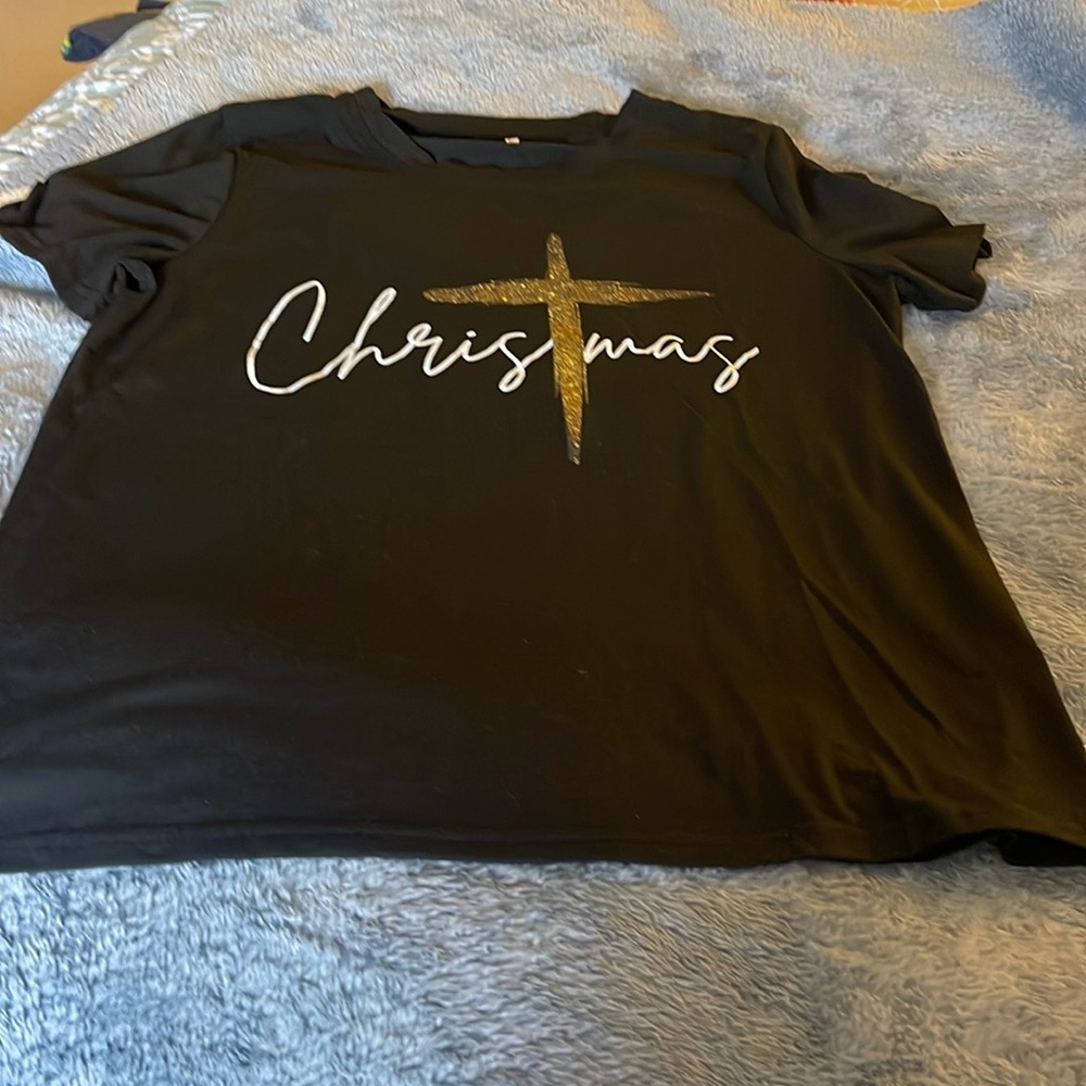 Holiday shirt.                 L